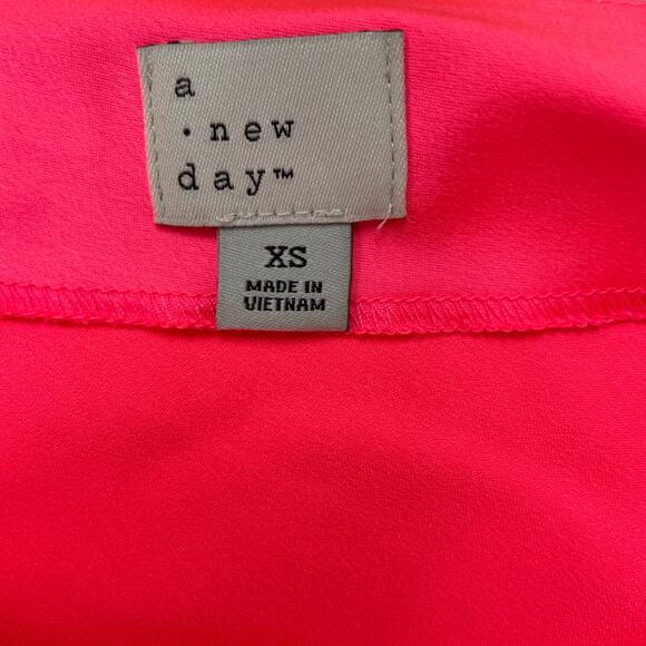 A New Day Women's Asymmetrical Midi‎ Slip Dress Pink Size XS - Picture 5 of 6